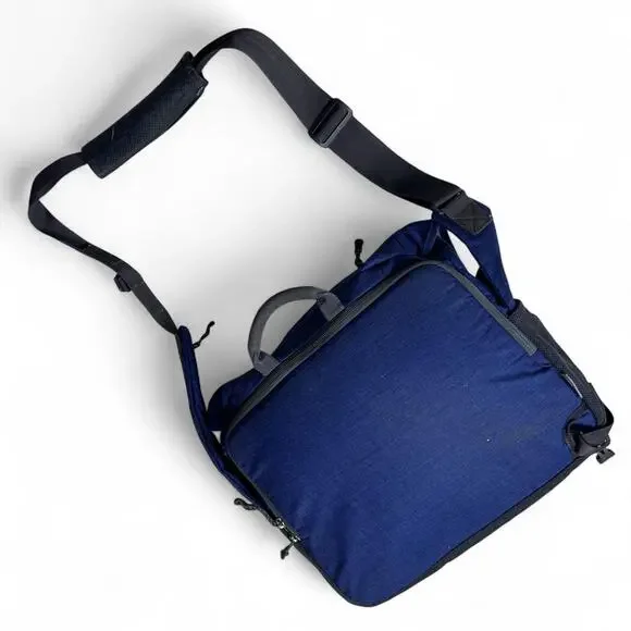 Mountainsmith Vintage Y2k Nylon Cordura Blue Outdoor Messenger Shoulder Bag - Picture 3 of 5